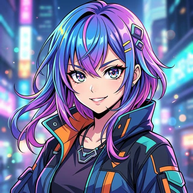 Anime style AI-generated output